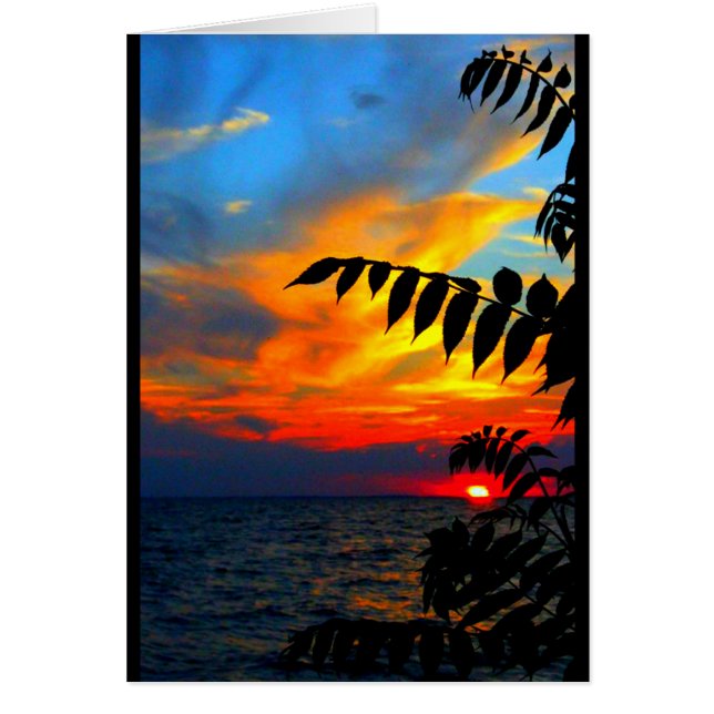 Lake Winnebago Sunset Jede Occasion Card (Vorne)