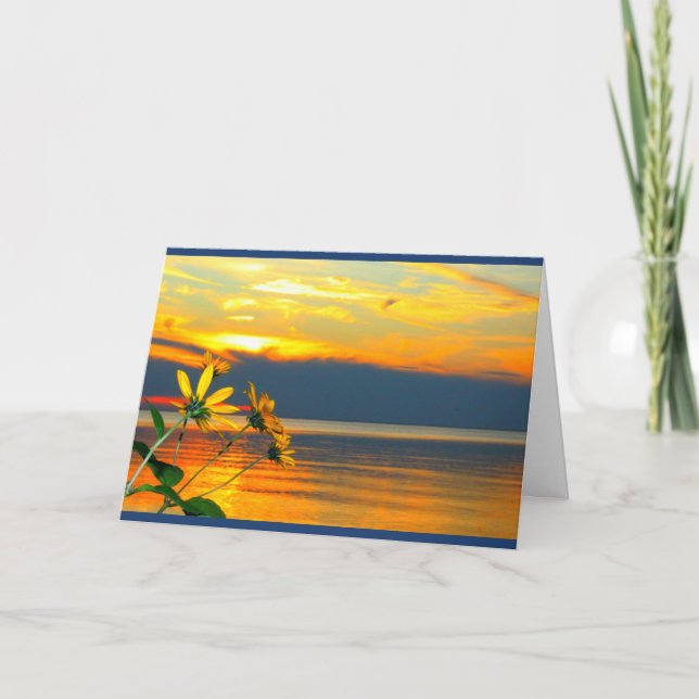 Lake Winnebago Sunset Jede Occasion Card Karte (Vorderseite)