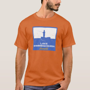 Lake Winnibigoshish Minnesota Angelschnappen Outrs T-Shirt
