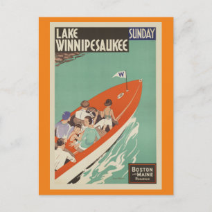 Lake Winnipesaukee New Hampshire Postkarte
