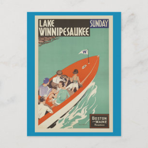 Lake Winnipesaukee New Hampshire Postkarte