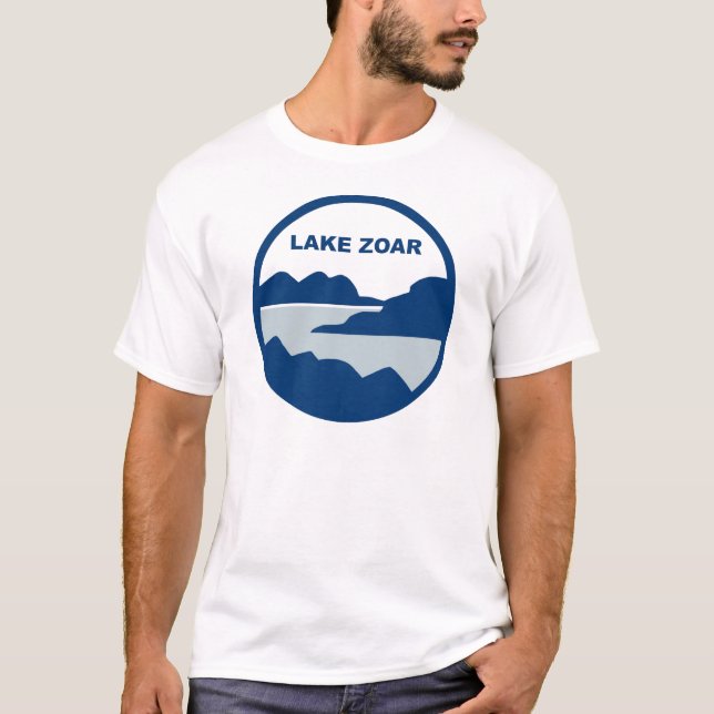 Lake Zoar Mens Basic T light T-Shirt (Vorderseite)