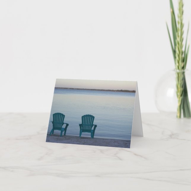 Lakehouse Stuhl-Leeres NoteCards Karte (Vorderseite)