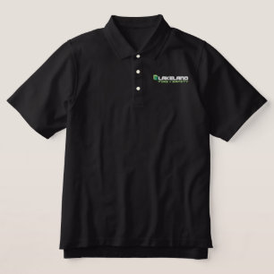 Lakeland Fire + Safety Mens Black Embroided Polo