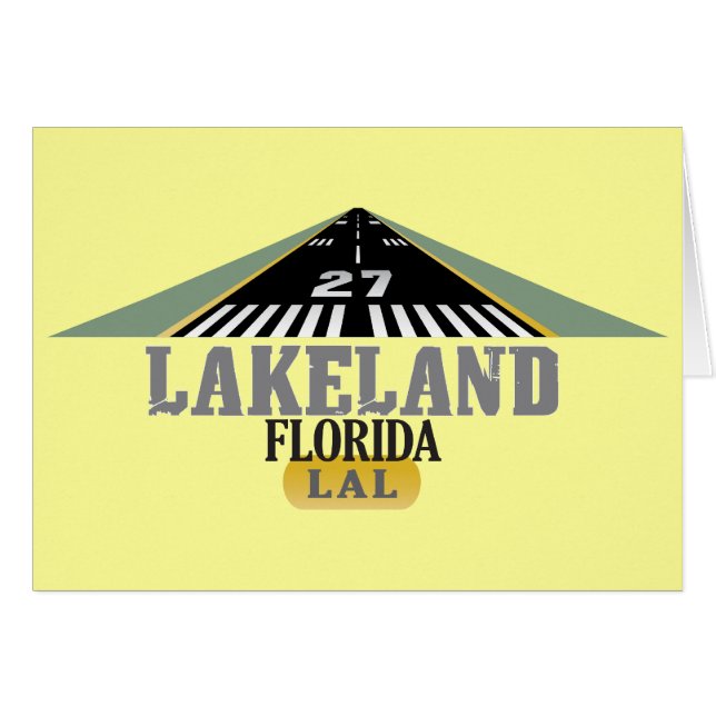 Lakeland FL - piste de l'aéroport (Devant horizontal)