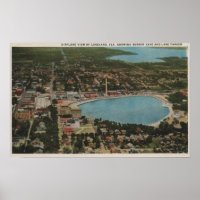 Lakeland, Florida - Aussicht auf die Stadt aus der