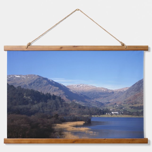 Lakeland Landschaften 1 Wandteppich Mit Holzrahmen (Vorderseite)