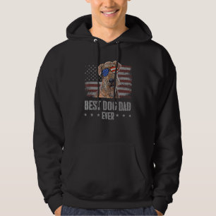 Lakeland Terrier Best Dog Vater je Retro USA Hoodie