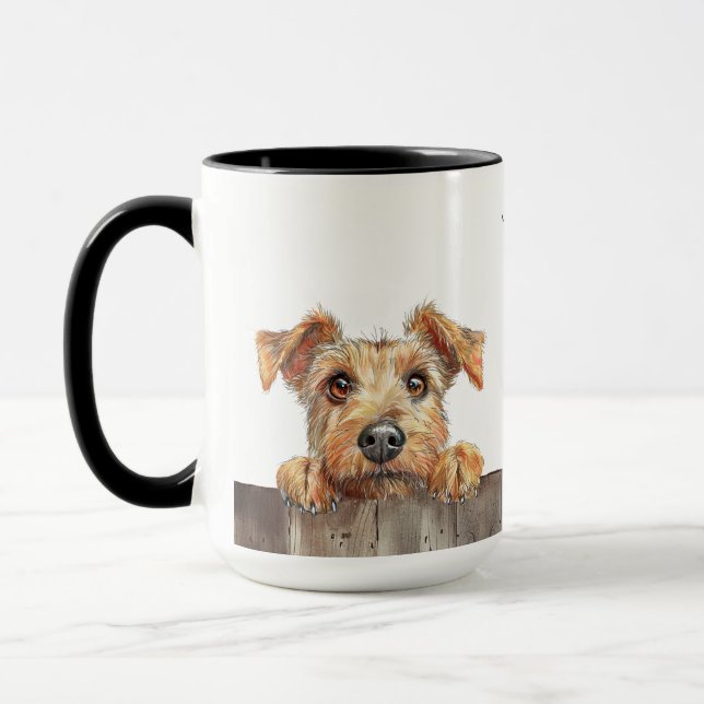 Lakeland Terrier Chien Mug (Gauche)