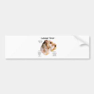 Lakeland Terrier History Design Autoaufkleber