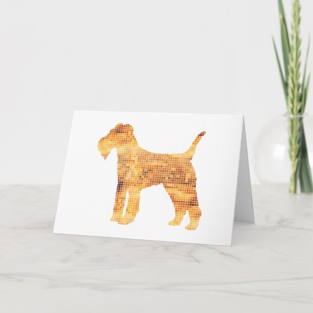 Lakeland Terrier Karte (Vorderseite)