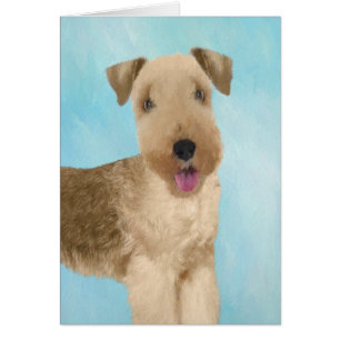 Lakeland Terrier Painting - Niedliche Original Dog