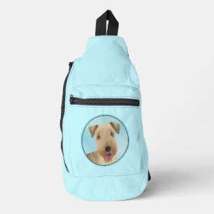 Lakeland Terrier Painting Niedliche Original Dog A Crossbody Bag
