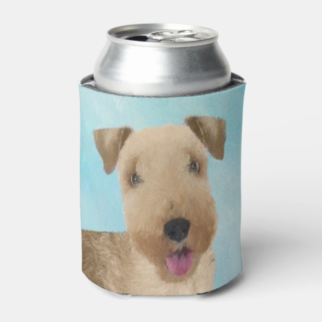Lakeland Terrier Painting - Niedliche Original Dog Dosenkühler (Kanne Vorderseite)