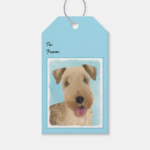 Lakeland Terrier Painting - Niedliche Original Dog Geschenkanhänger