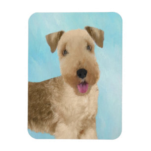 Lakeland Terrier Painting - Niedliche Original Dog Magnet