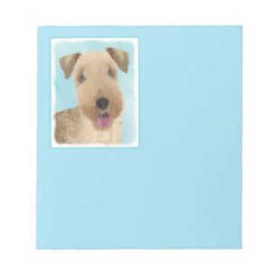 Lakeland Terrier Painting - Niedliche Original Dog Notizblock