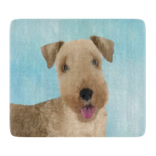 Lakeland Terrier Painting - Niedliche Original Dog Schneidebrett