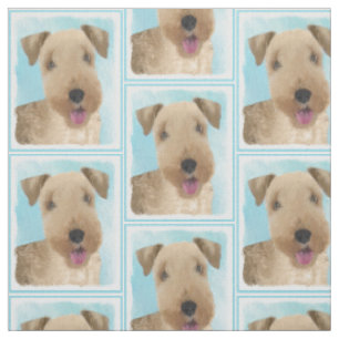 Lakeland Terrier Painting - Niedliche Original Dog Stoff