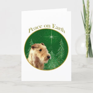 Lakeland Terrier Peace Feiertagskarte