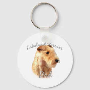 Lakeland Terrier Vater 2 Schlüsselanhänger