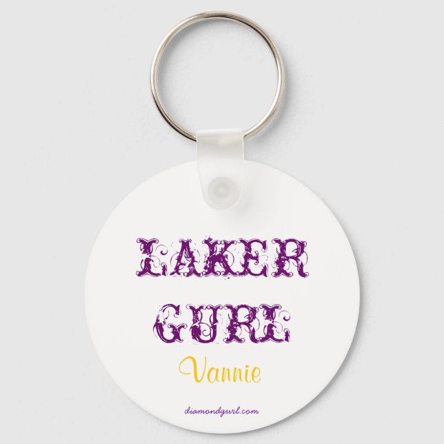 LAKER GURL vannie Schlüsselanhänger (Vorderseite)