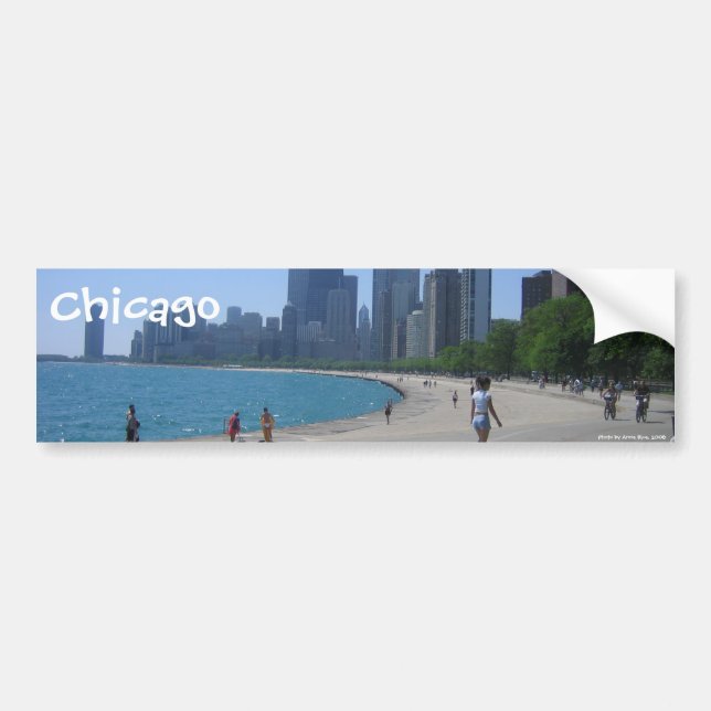 Lakeshore, Chicago, IL, Chicago, Foto durch A… Autoaufkleber (Vorne)