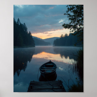 Lakeside Serenity Poster