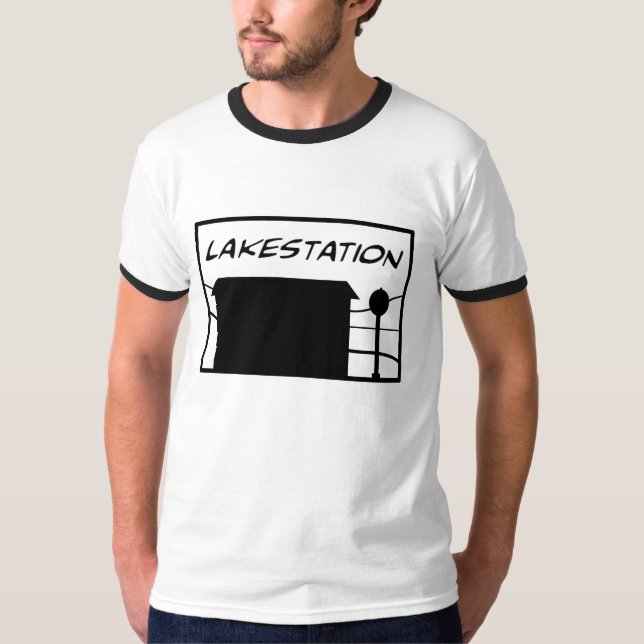 Lakestation - Logoweckert-stück T-Shirt (Vorderseite)