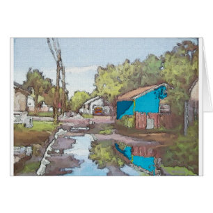 Lakeview Alley in Blue