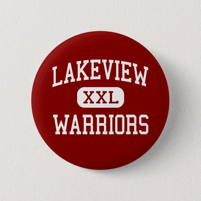 Lakeview - Krieger - Mitte - Rossville Georgia Button (Vorderseite)