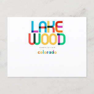 Lakewood Colorado Mid Century, Pop Art, Postkarte