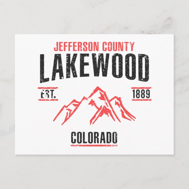 Lakewood Postkarte (Vorderseite)