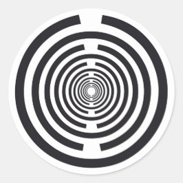 Lakhovsky Vitalscheibe, MWO Tesla Antenne, skalar Runder Aufkleber