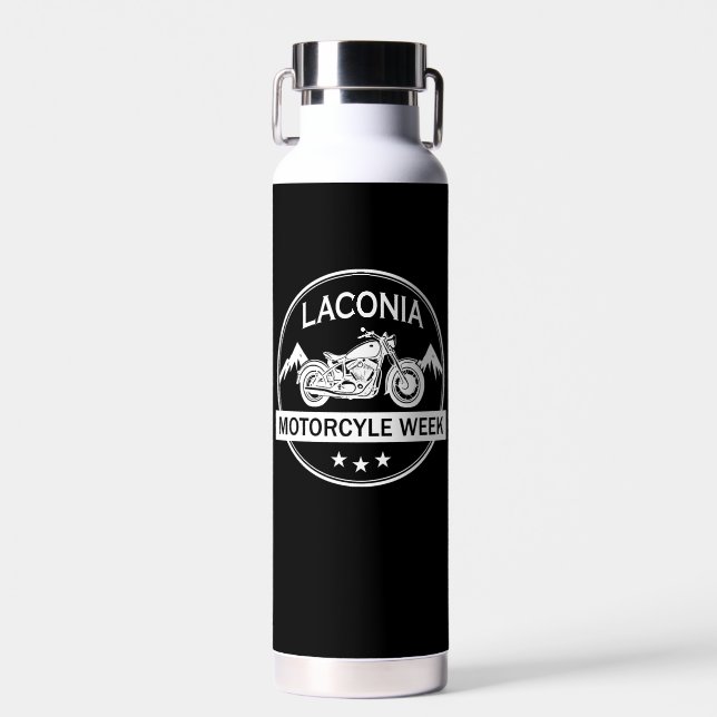 Lakonia Motorrad Week Trinkflasche (Vorne)