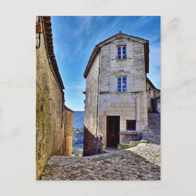 Lakoste Stadt berühmte Straße in Frankreich Europa Postkarte (Vorderseite)