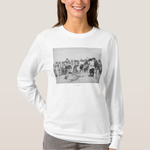 Lakota amerikanischer Ureinwohner, der T-Shirt