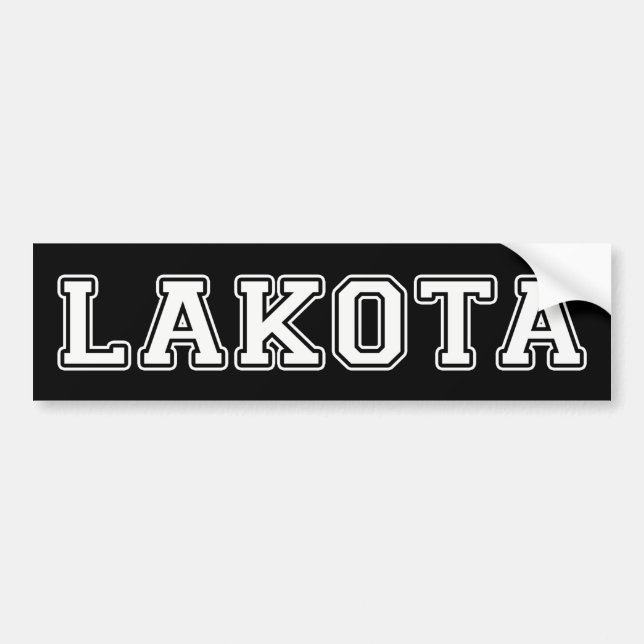 Lakota Autoaufkleber (Vorne)