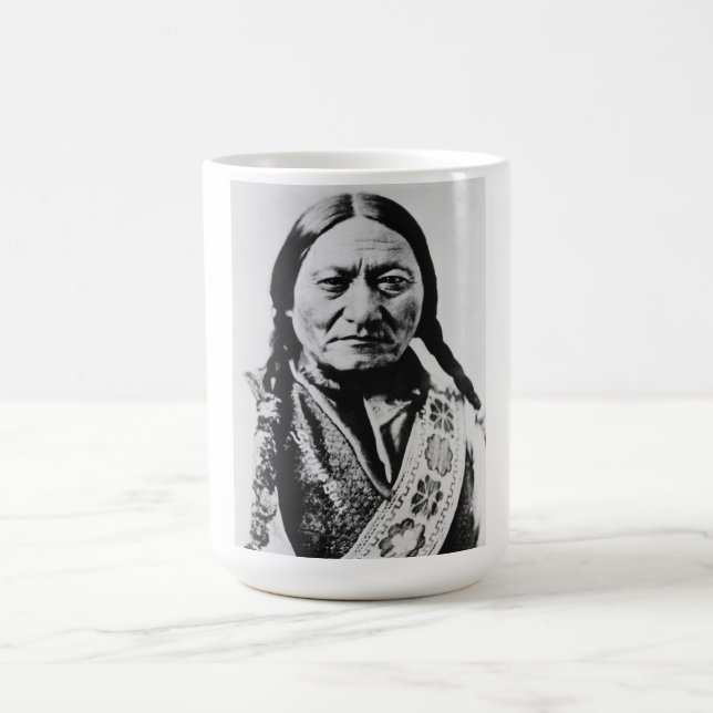 Lakota Chefübergabe: Sich auf Bull Fort Buford set Kaffeetasse (Mittel)