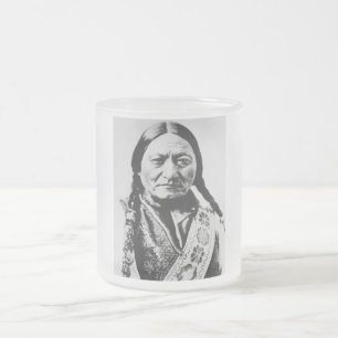 Lakota Chefübergabe: Sich auf Bull Fort Buford set Mattglastasse