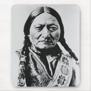 Lakota Chefübergabe: Sich auf Bull Fort Buford set Mousepad