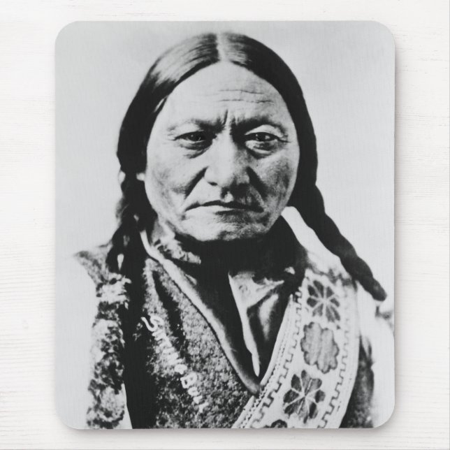 Lakota Chefübergabe: Sich auf Bull Fort Buford set Mousepad (Vorne)