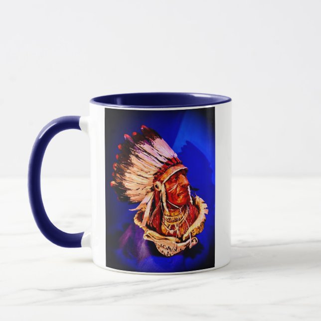 "Lakota Chief" Mug Tasse (Links)