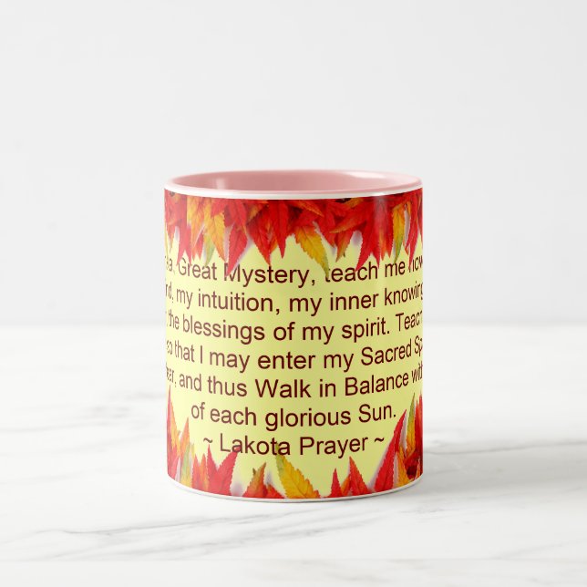 lakota Gebets-Tassen Zweifarbige Tasse (Mittel)