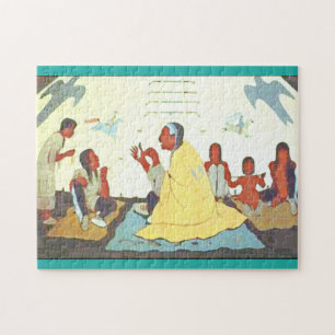 Lakota Geschichtenerzählerpuzzlespiel