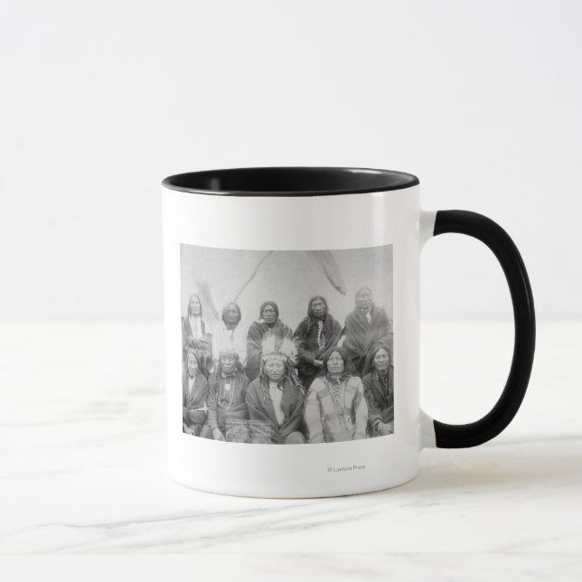 Lakota indische Häuptlinge, die General Miles zu E Tasse (Rechts)