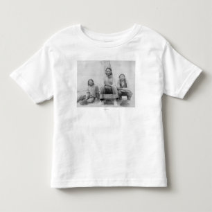 Lakota indische Jugendliche im Western-Kleid Kleinkind T-shirt