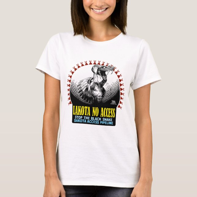 Lakota kein Zugang T-Shirt (Vorderseite)