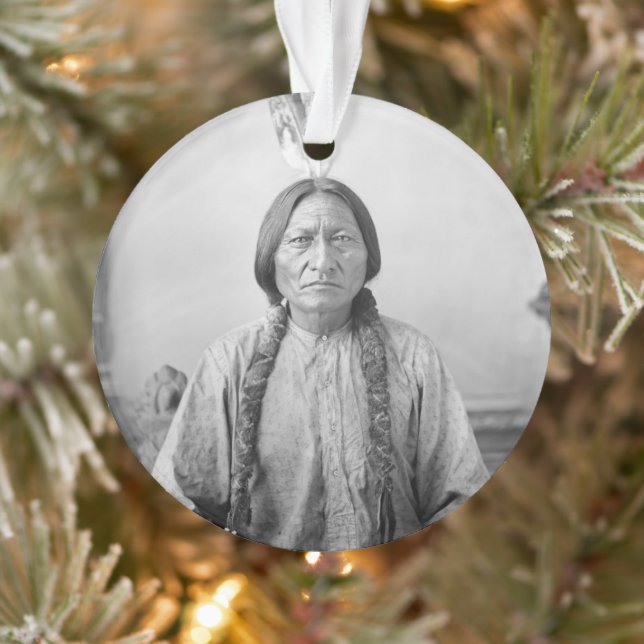 Lakota Leader assis Bull Amérindien (Arbre)