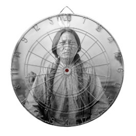 Lakota Leader sitzt Bull Native Amerikanische Urei Dartscheibe